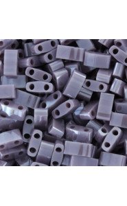 Miyuki half tila 5x2.4mm beads - Opaque mauve luster HTL-437